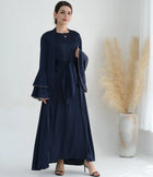 Humera Satin Abaya Set