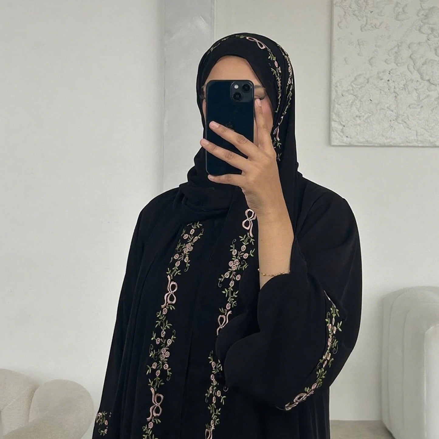 Hanna Embroidered Abaya & Hijab