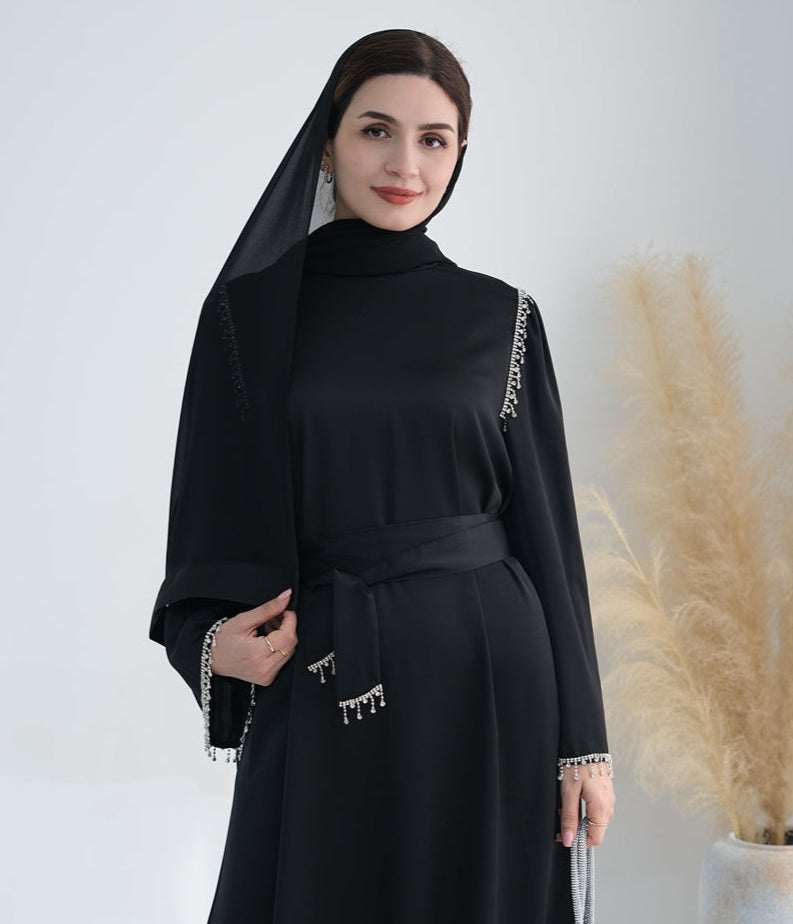 Afeera Crystal Abaya