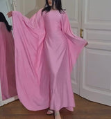 Samara Satin Butterfly Abaya-SOLD OUT
