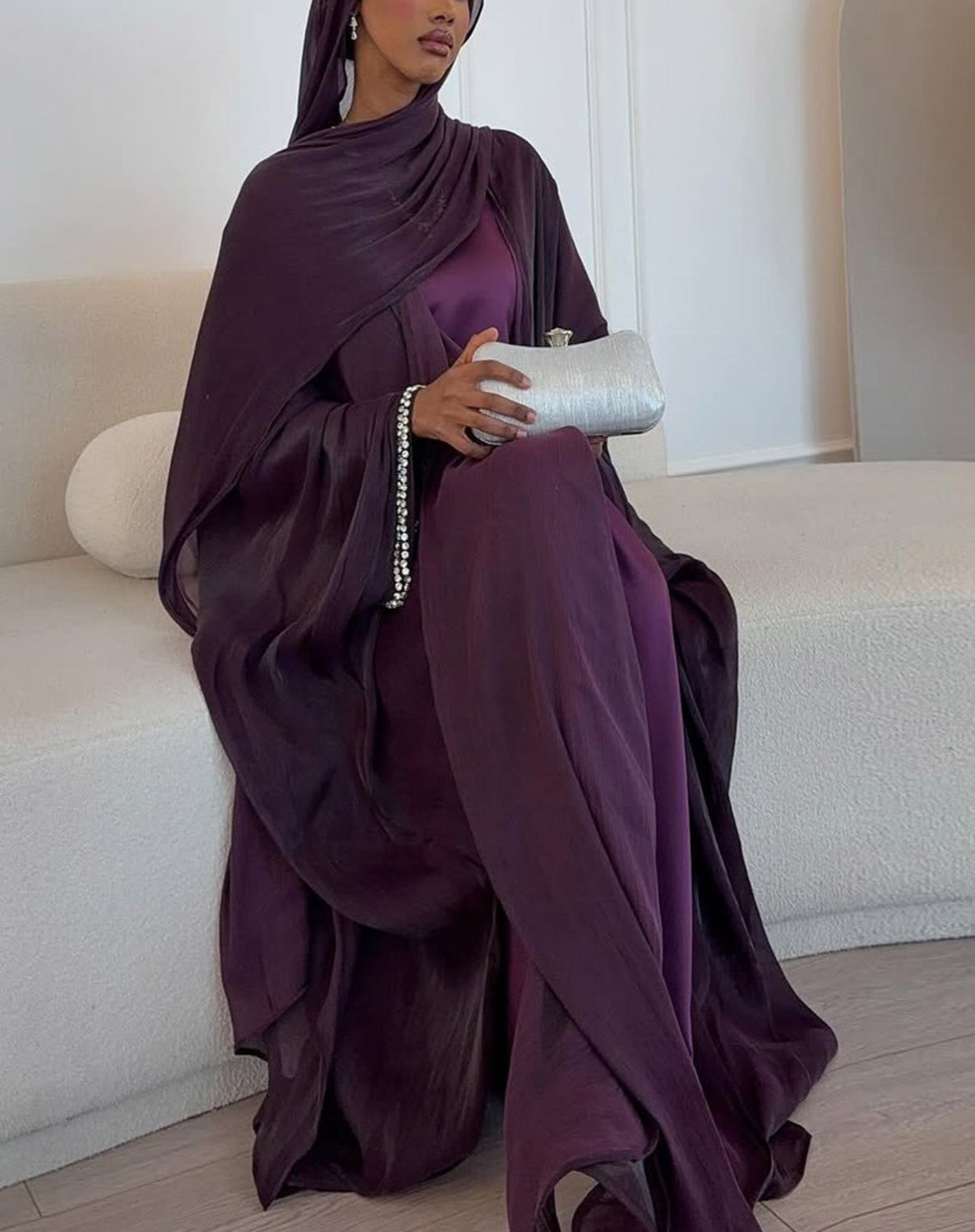 Sehra Organza Abaya Set