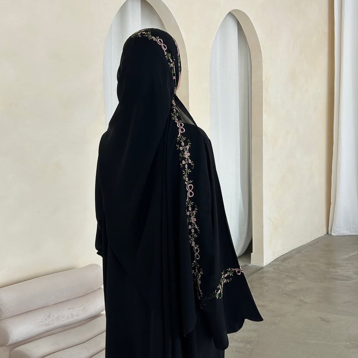 Hanna Embroidered Abaya & Hijab