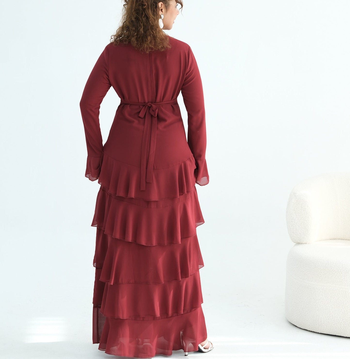 Tiered Ruffle Maxi Dress