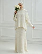 Amber Cardigan & Skirt Set