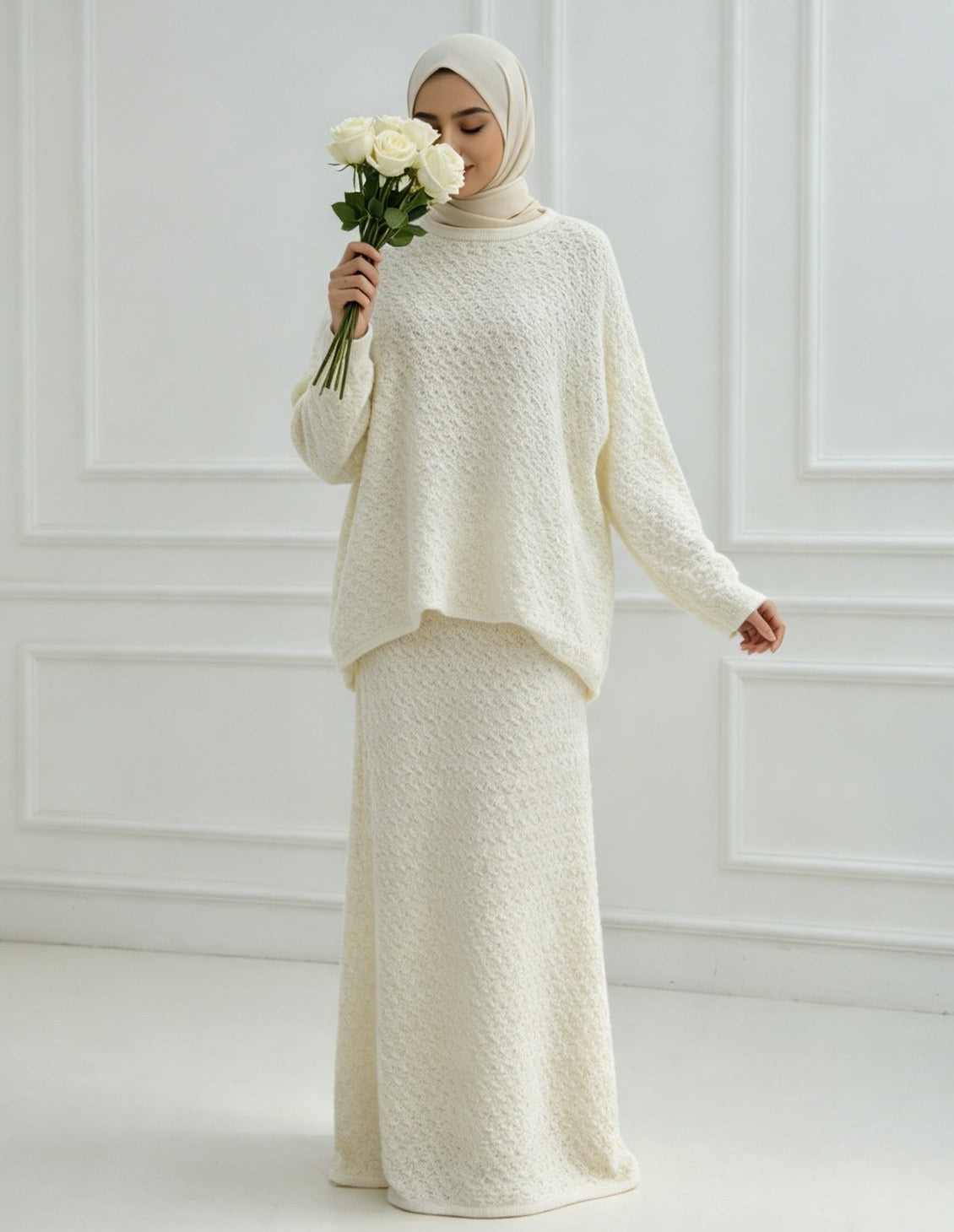 Amber Cardigan & Skirt Set