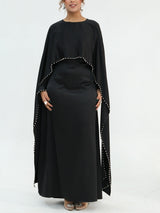 Zamina Pearl Dress- Satin Material