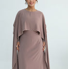 Zamina Pearl Dress-Nida Material