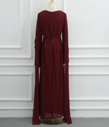 Zariyab Knitted Maxi Dress