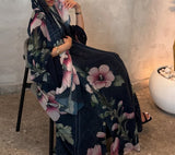 Sahiba Floral Abaya & Hijab