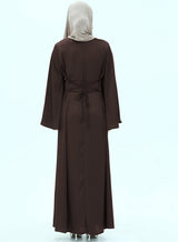 Eliana Satin Bell Sleeve Dress