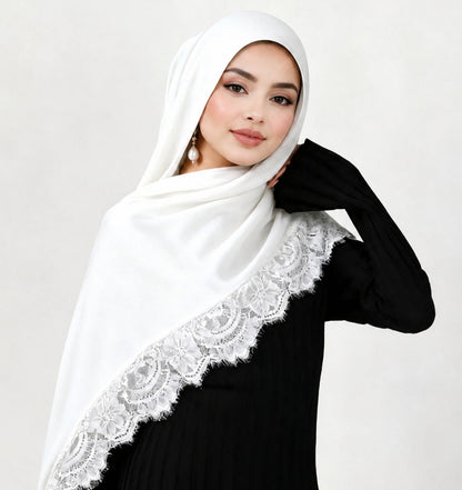 INAYA-Lace Modal Hijab