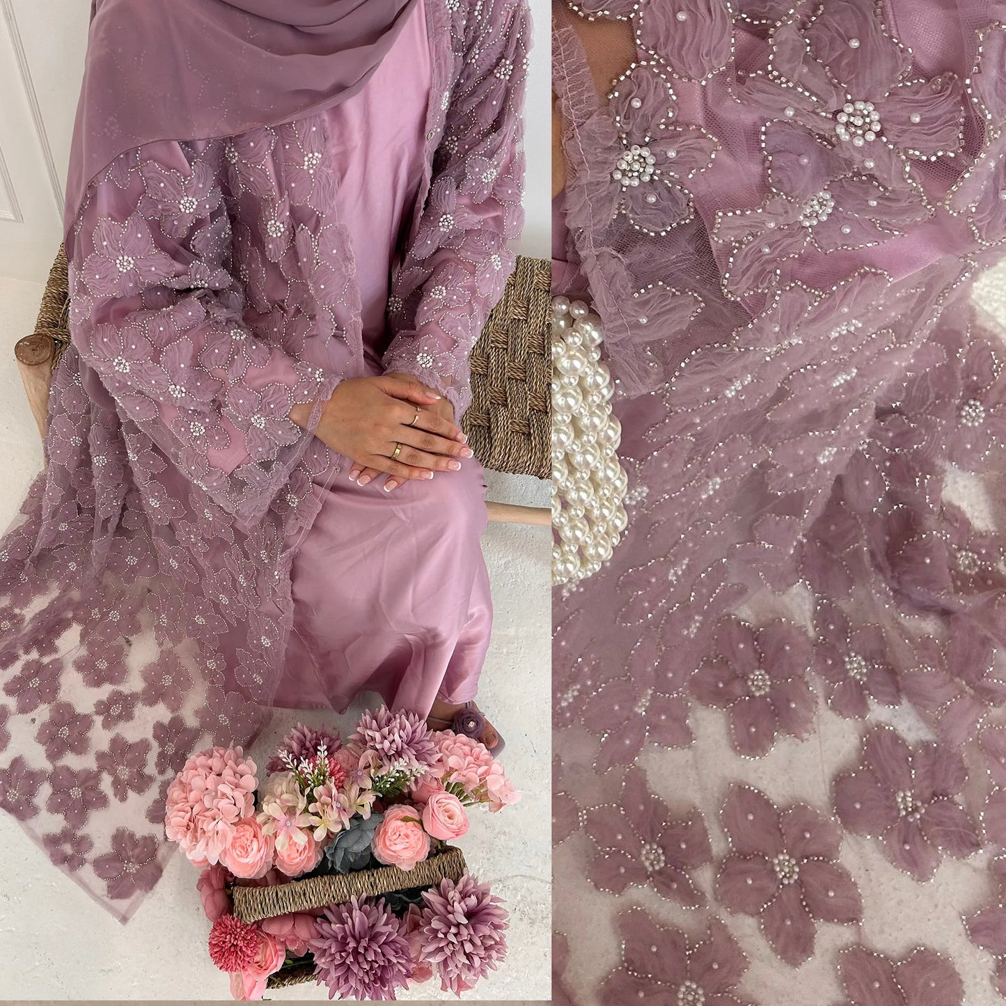 Nawra Abaya Set- NOT AVAILABLE FULLY SOLD OUT