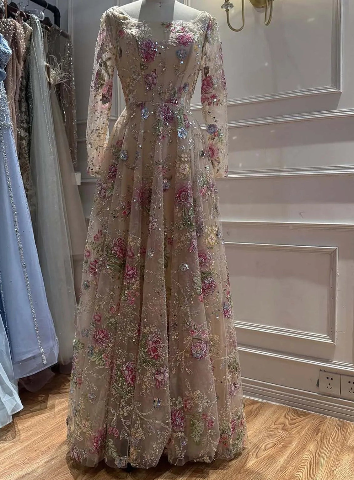 Zahrah Floral Gown