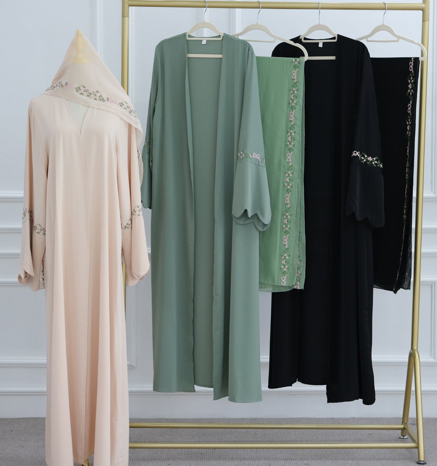 Hanna Embroidered Abaya & Hijab
