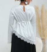 Aina Satin Lace Top
