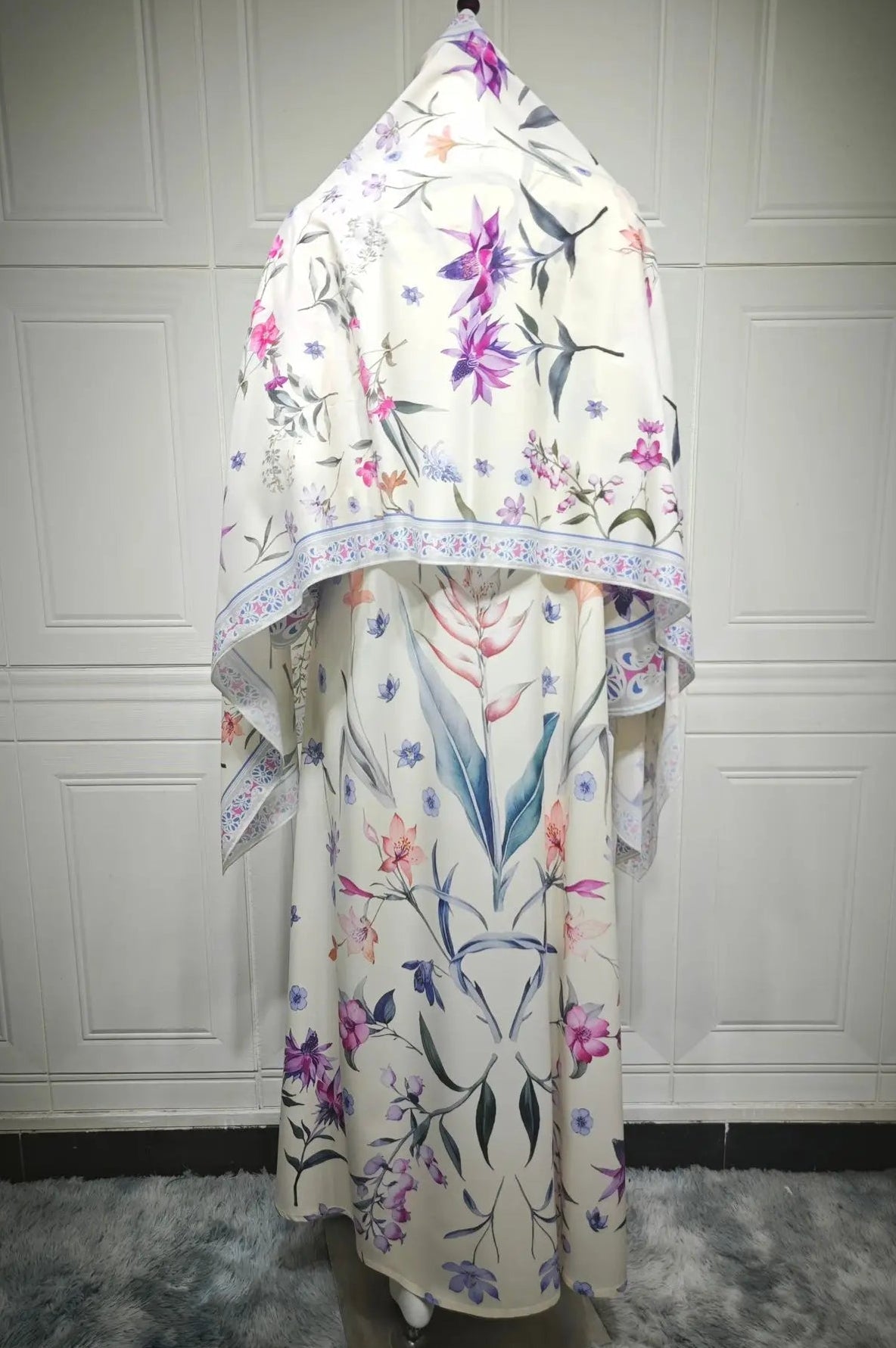 Saima Floral Abaya & Hijab- SOLD OUT