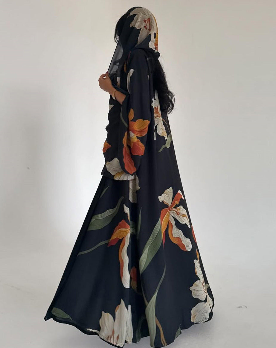 Inara Floral Abaya & Hijan
