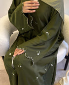 Madiha Floral Abaya & Hijab