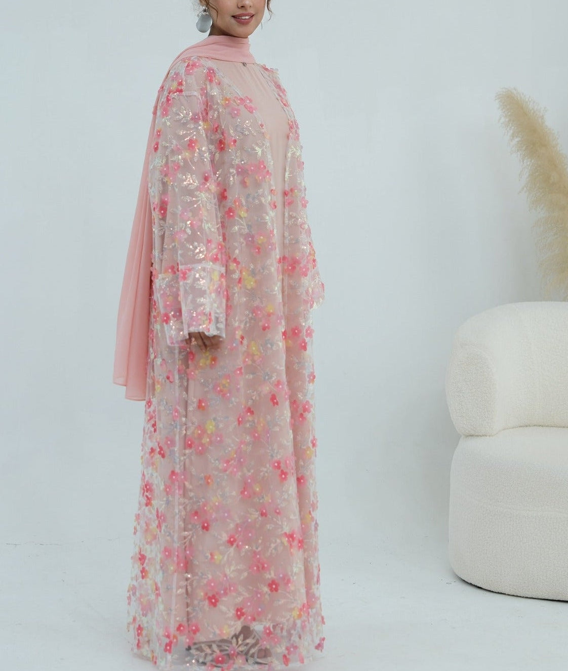 Sehra Bloom Abaya Set