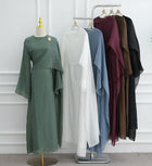 Elara Pleated Maxi Dress