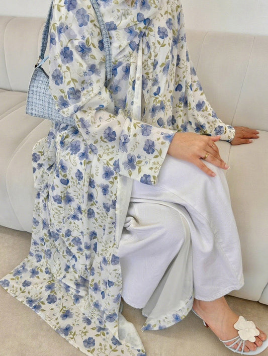 Fiza Floral Abaya & Hijab