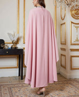 Aya Beaded Cape Dress