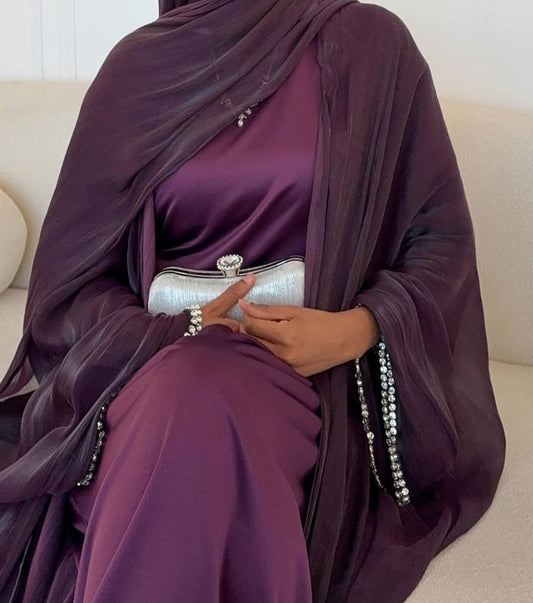Sehra Organza Abaya Set