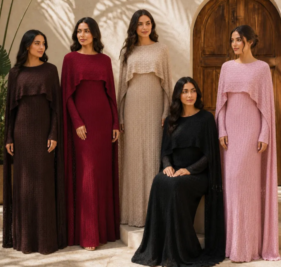 Zariyab Knitted Maxi Dress