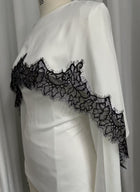 Rayna-Satin Lace Top