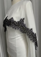 Rayna-Satin Lace Top