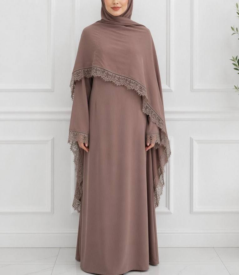 Israh Lace Abaya