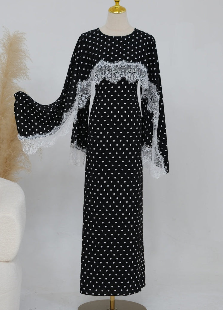 Haani Lace Satin Dress