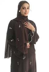 Madiha Floral Abaya & Hijab