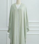 Samiha Organza Abaya Set