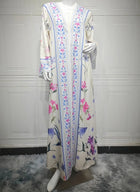 Saima Floral Abaya & Hijab