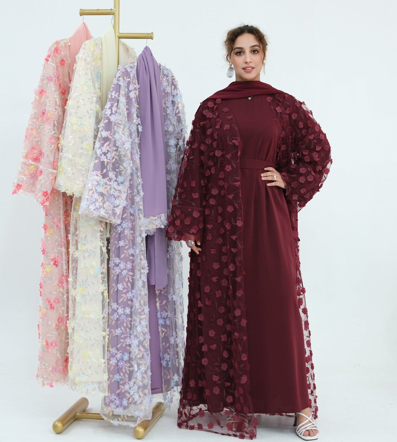 Sehra Bloom Abaya Set