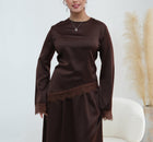 Aina Satin Lace Top