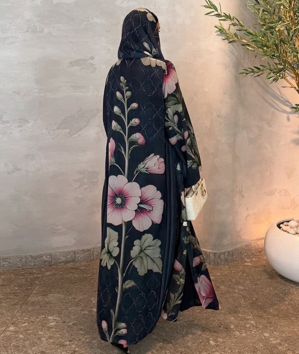 Sahiba Floral Abaya & Hijab