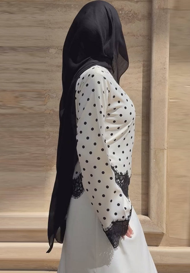 Rayna-Polka Dot Top