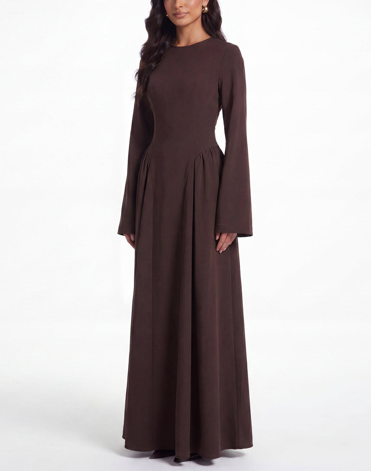 Rumaan Pleated Maxi Dress