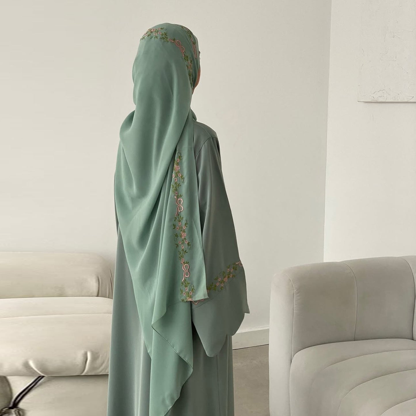 Hanna Embroidered Abaya & Hijab