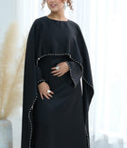 Zamina Pearl Dress- Satin Material