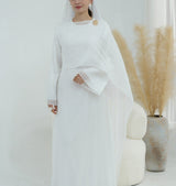 Elara Pleated Maxi Dress