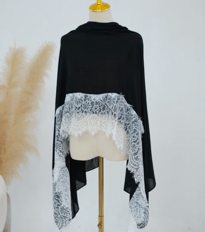 INAYA-Lace Modal Hijab