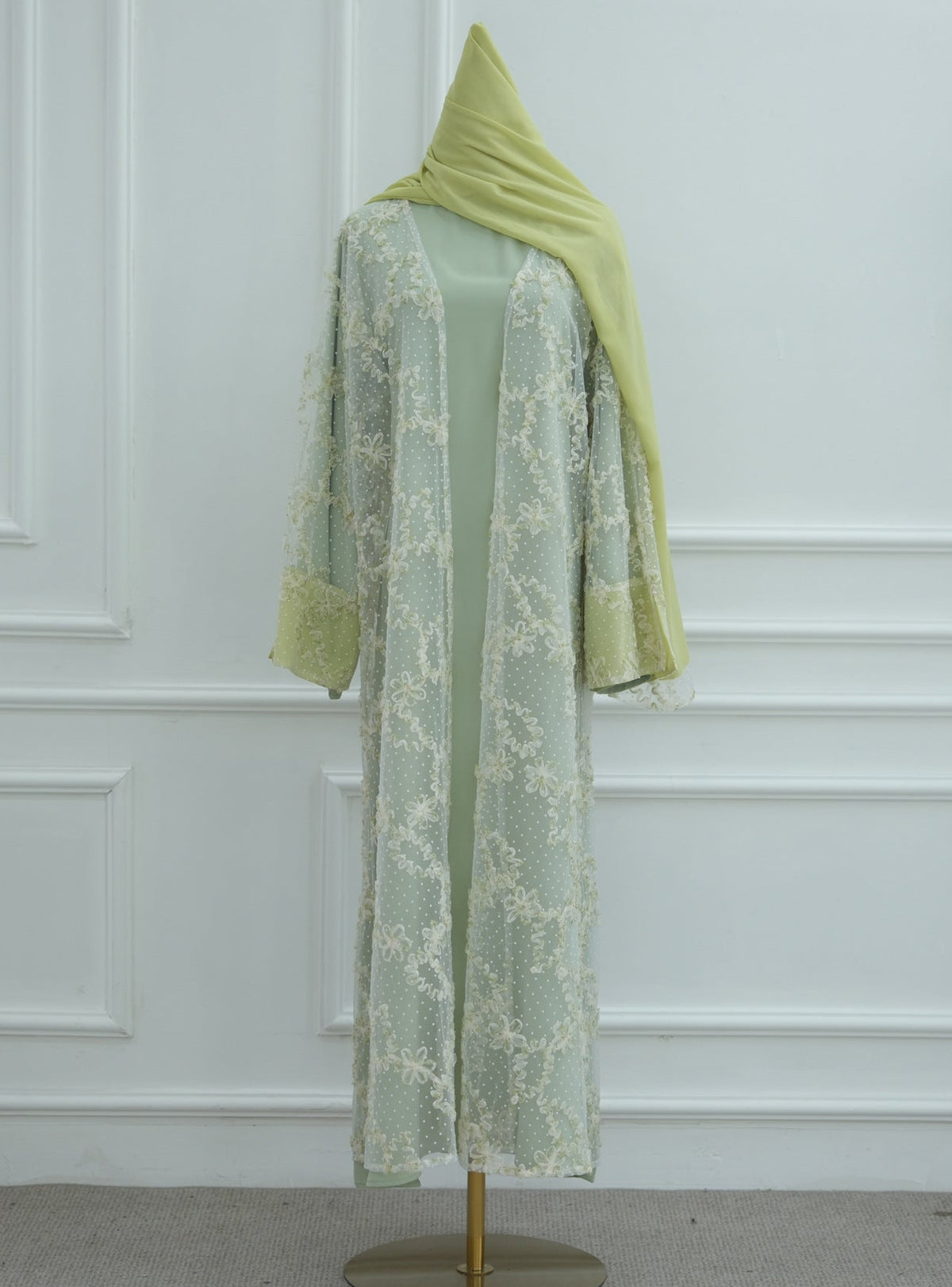 Haya Lace Abaya Set