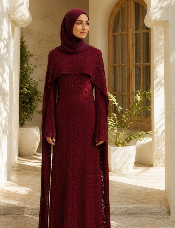 Zariyab Knitted Maxi Dress