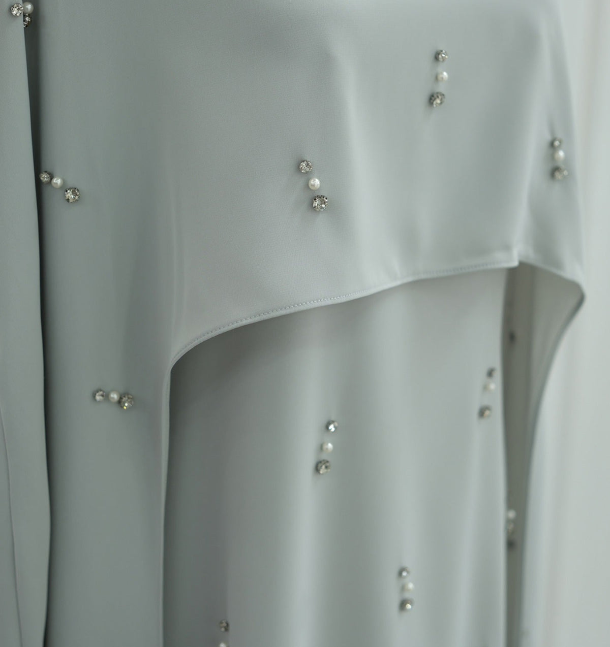 Minhal Beaded Cape Dress