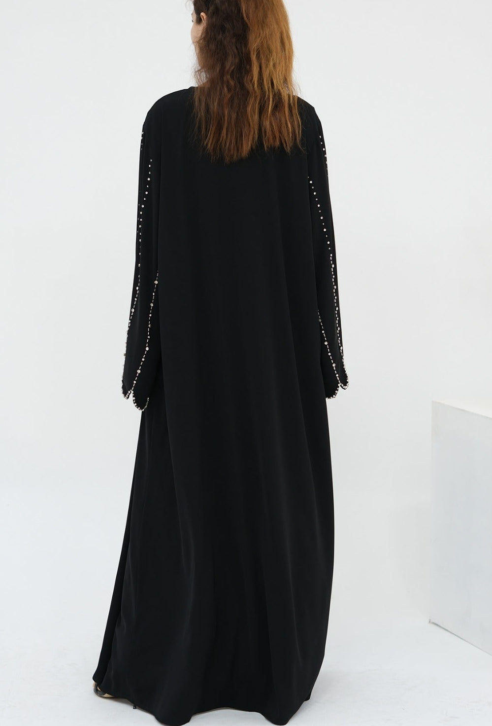 Aamnah Beaded Abaya Set