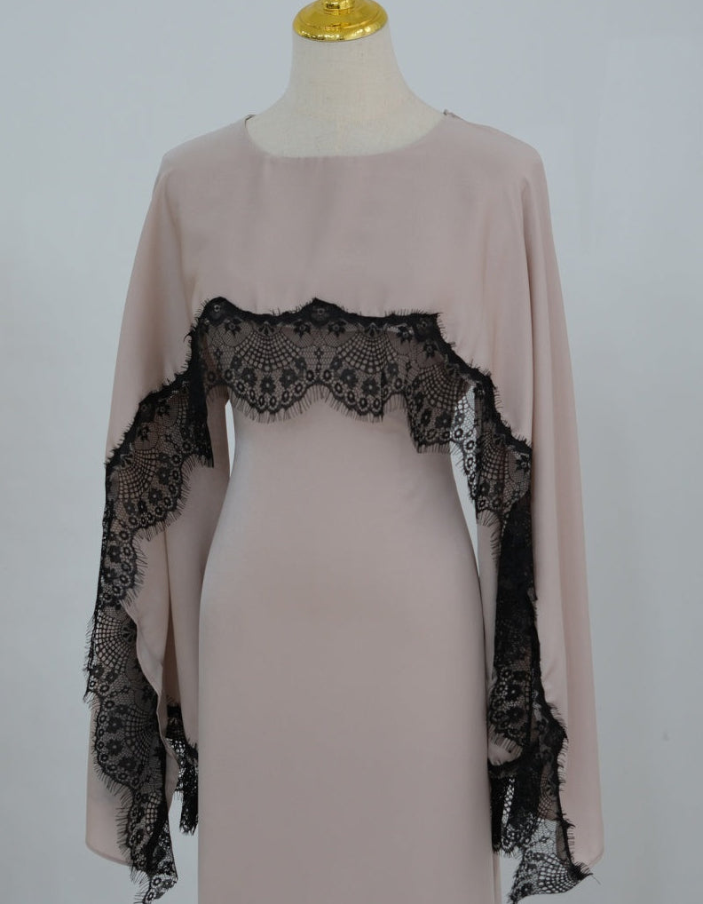 Haani Lace Satin Dress