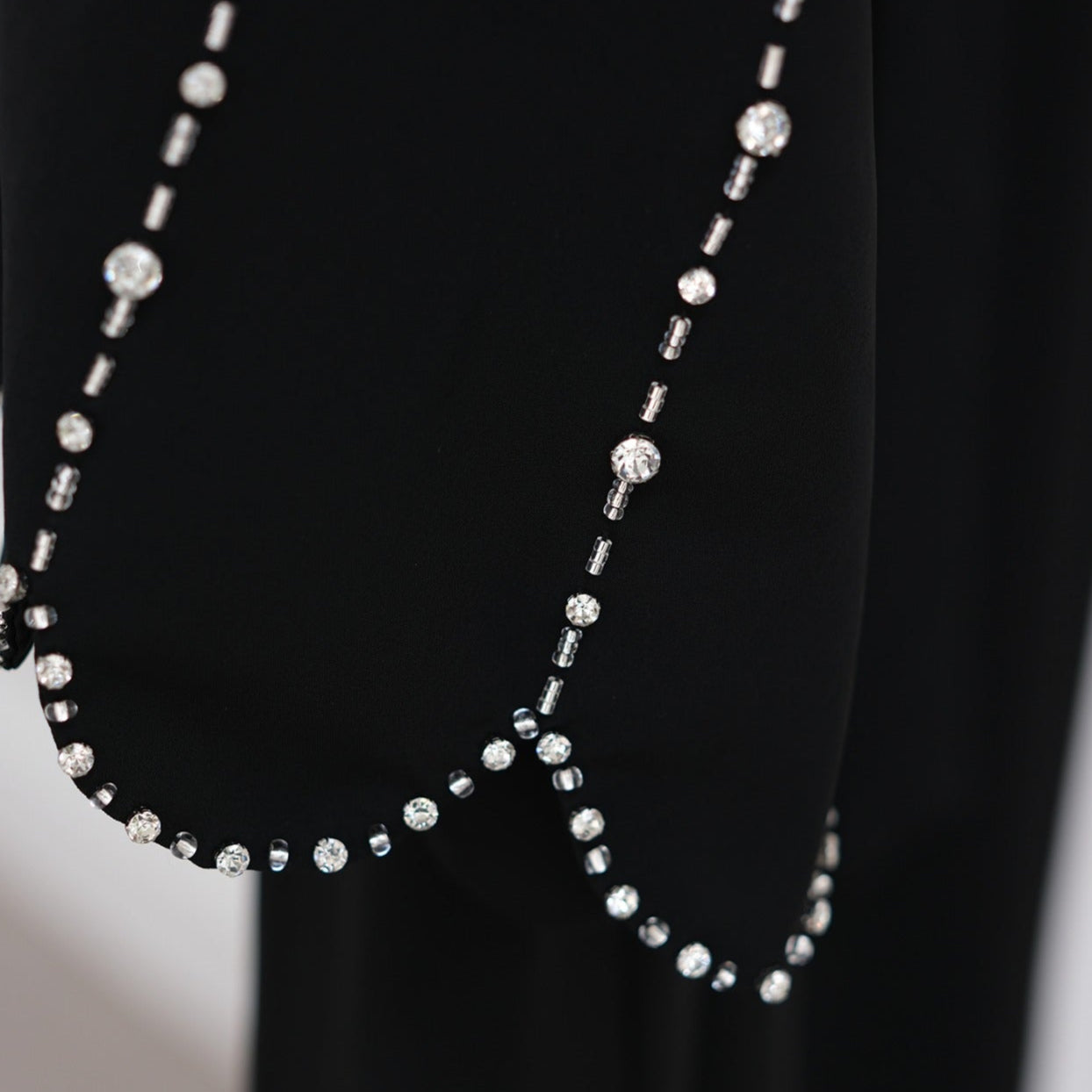 Aamnah Beaded Abaya Set